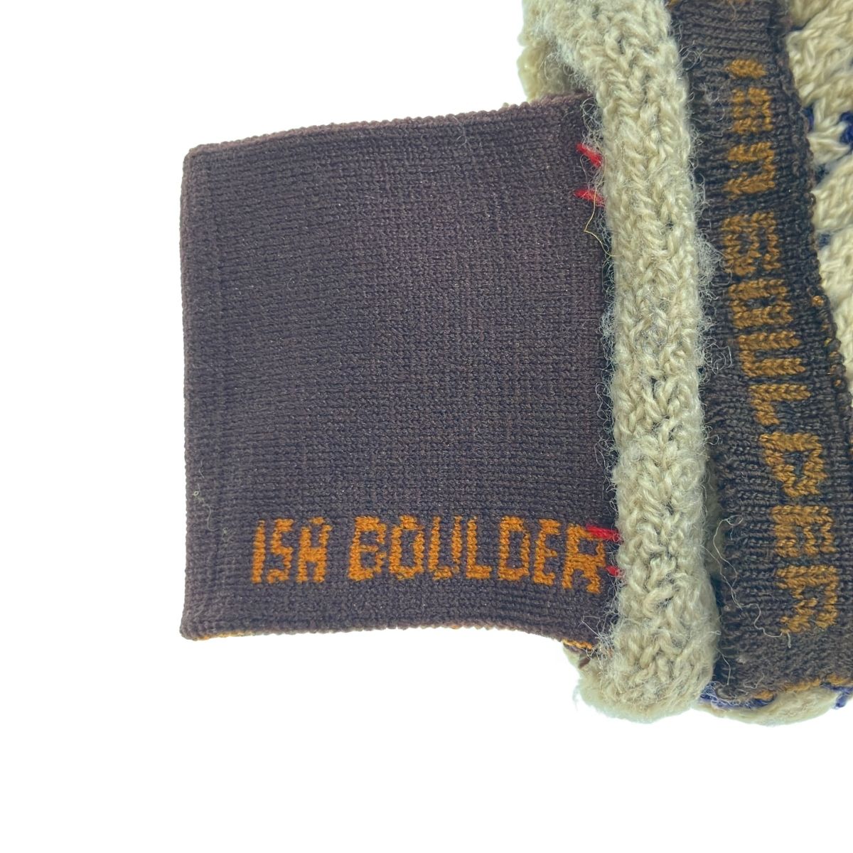 ISA BOULDER イサ ボールダー ニットグローブ 手袋 ブルー - - メルカリ