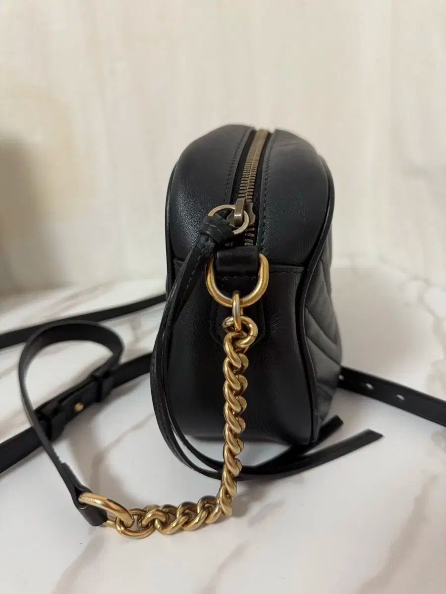 カメラバッグ ゴールド