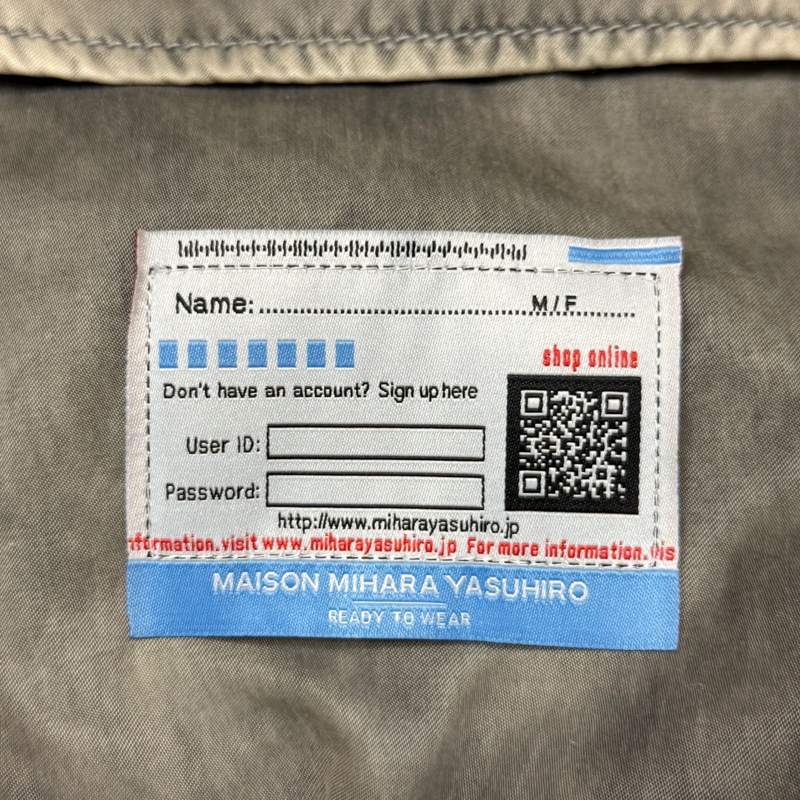 参考上代63800円 Maison MIHARA YASUHIRO BIG CARGO TROUSERS