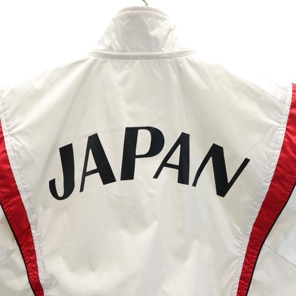 80s old adidas デサント製 トラックジャケット 赤　白　古着 80's adidas デサント製ツートンカラートラックジャケット