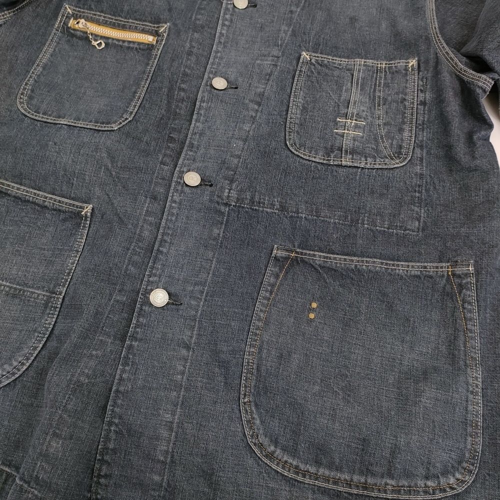 45R/45rpm 麦デニムの908カバーオール （影色納戸 重） 定価58300円