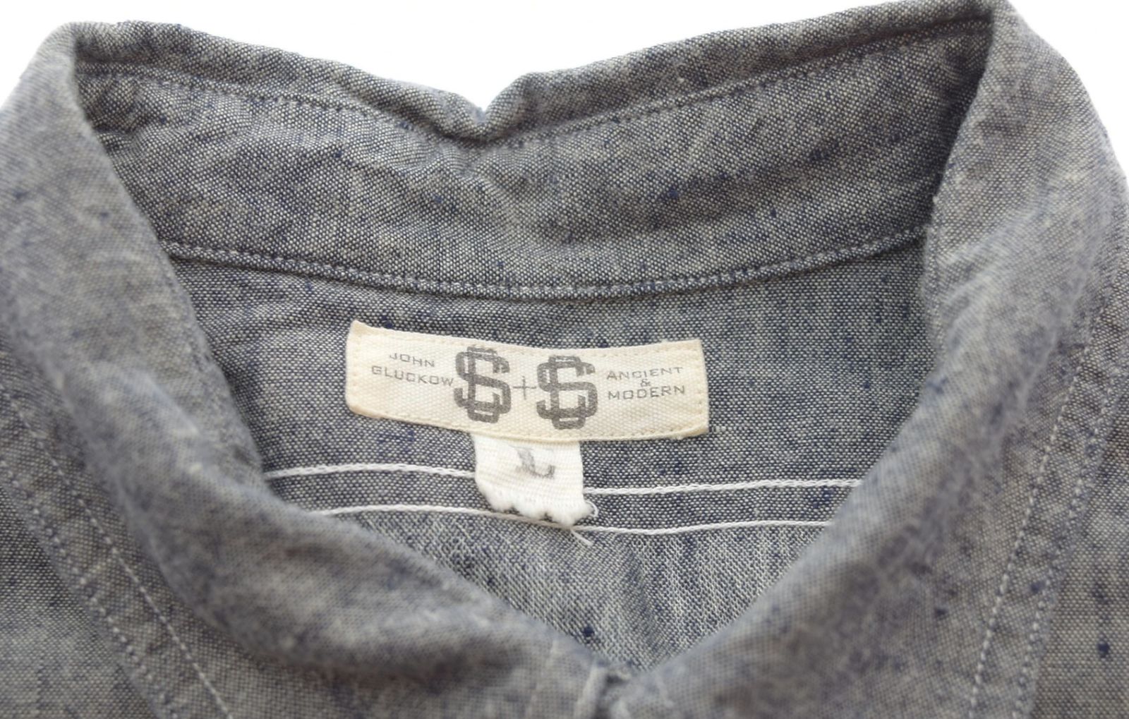 Jelado 半袖シャツ シャンブレーシャツ ネイビー JELADO 半袖