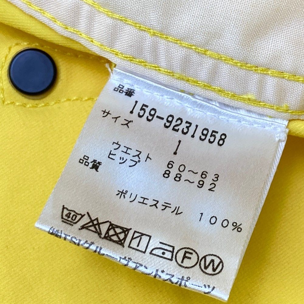 サイズ：1 MASTER BUNNY EDITION マスターバニーエディション  ストレッチパンツ  イエロー系 [240101496314] ゴルフウェア レディース ストスト MASTER BUNNY EDITION マスターバニーエディション ストレッチ