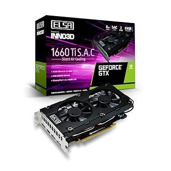 ELSA エルザ GeForce GTX 1660 Ti S.A.C グラフィックスボード VD6979 GD1660-6GERTS