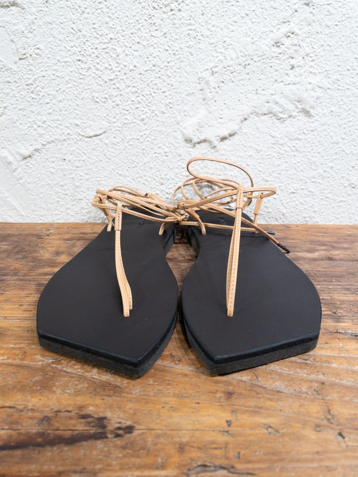 AURALEE/LEATHER LACE-UP SANDALS - メルカリ