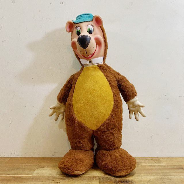 ヴィンテージ アメリカ ハンナバーベラ ニッカボッカ 50s ヨギベア ぬいぐるみ アメトイ アメリカン雑貨 インテリア B5342