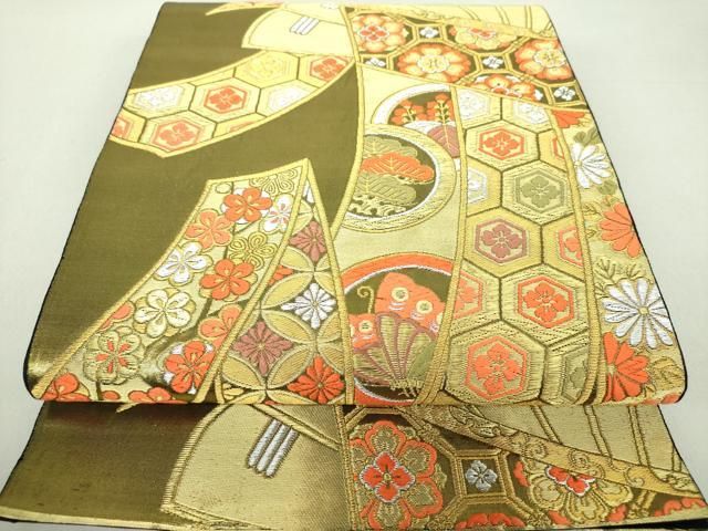 和風デザイン　 帯掛け　西陣帯地使用　衣桁　橦木　什器 和風デザイン 帯掛け 西陣帯地使用 衣桁 橦木 什器