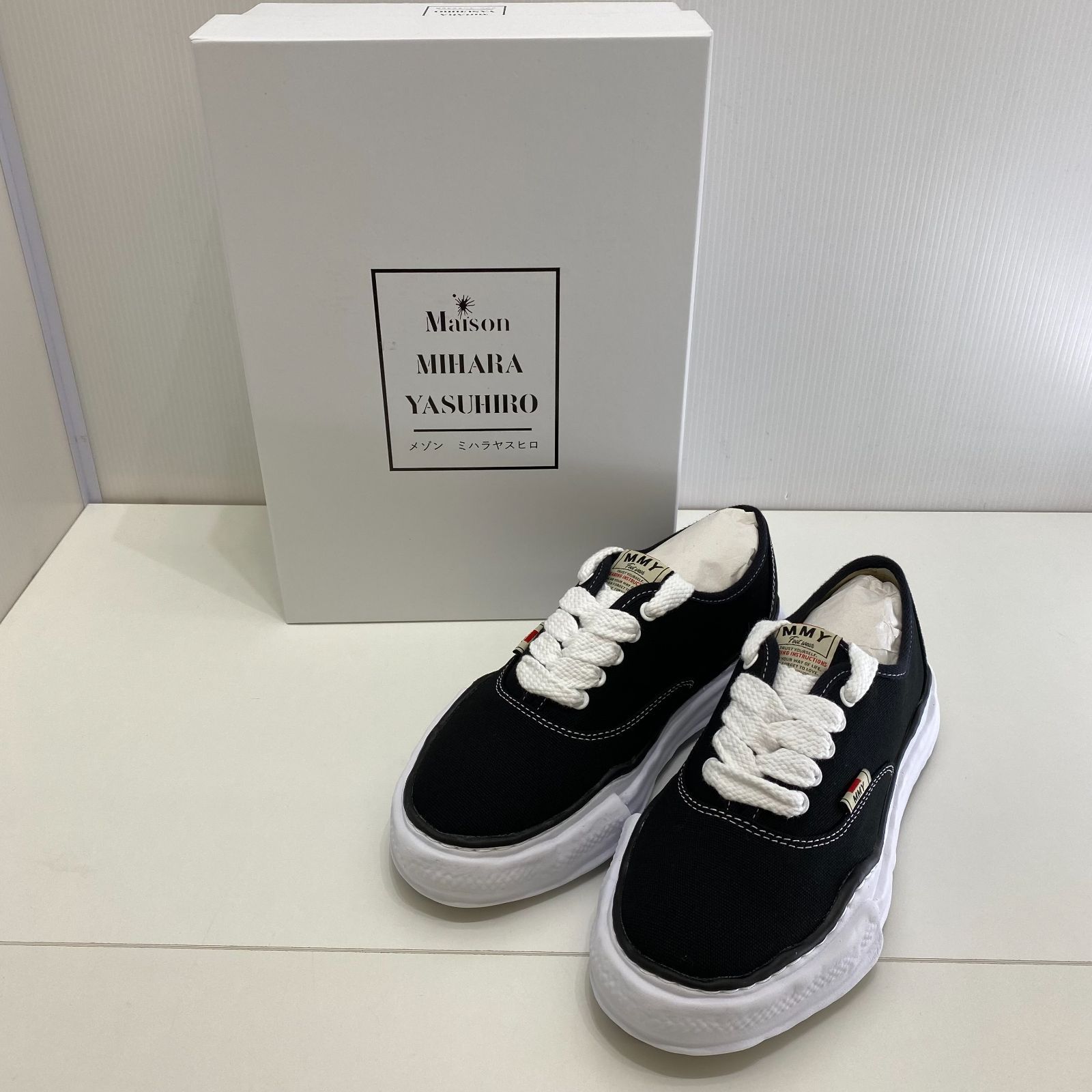 Maison MIHARA YASUHIRO BAKER A02FW704 サイズ41 BLACK - メルカリ