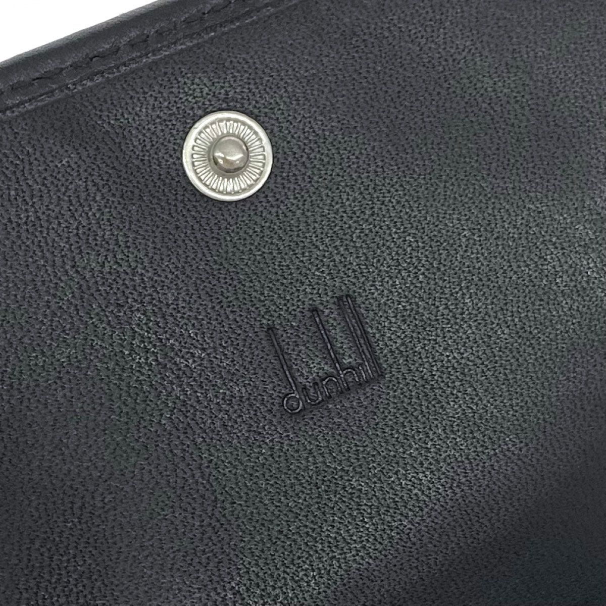 dunhill ダンヒル ウィンザー カードケース ダークグレー PVC メンズ