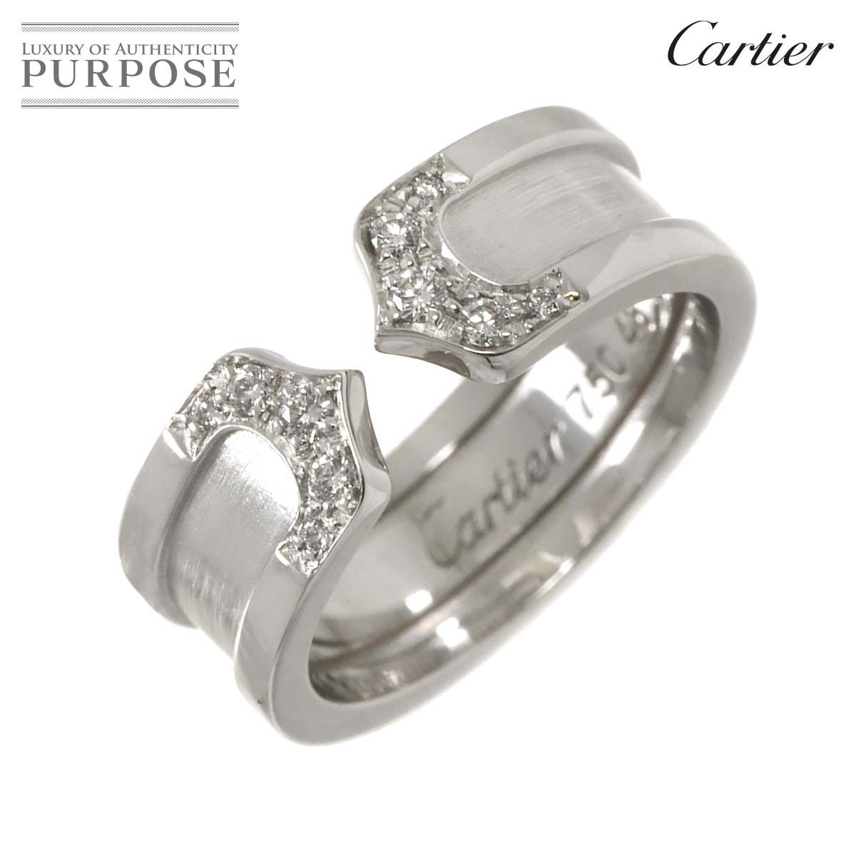 カルティエ Cartier 2C WG ホワイトゴールド トップ 750 Cartier 【CARTIER】カルティエ C2 2C リング 750 WG K18