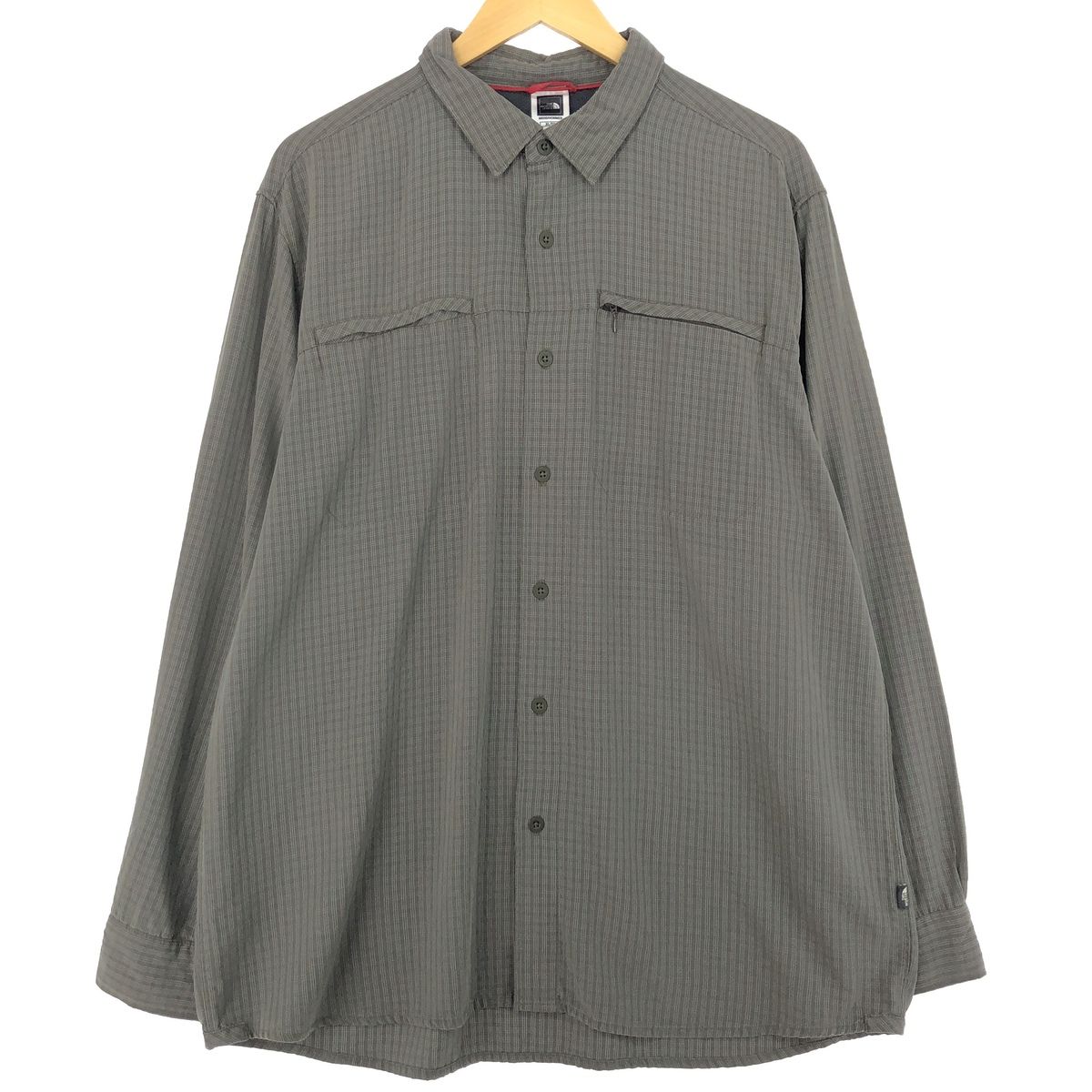 古着 ザノースフェイス THE NORTH FACE チェック柄 長袖 フィッシングシャツ メンズXL /eaa443607 【中古】/eaa443607