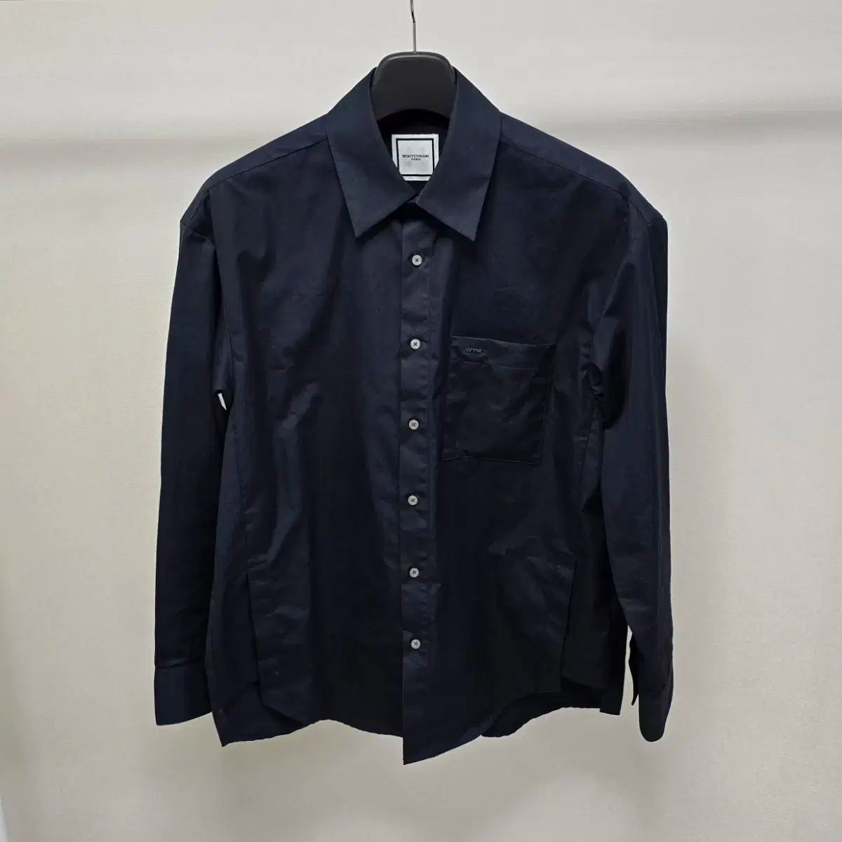 24fw WOOYOUNGMI(ウーヨンミ) バックロゴ シャツ 48 サイズ 100