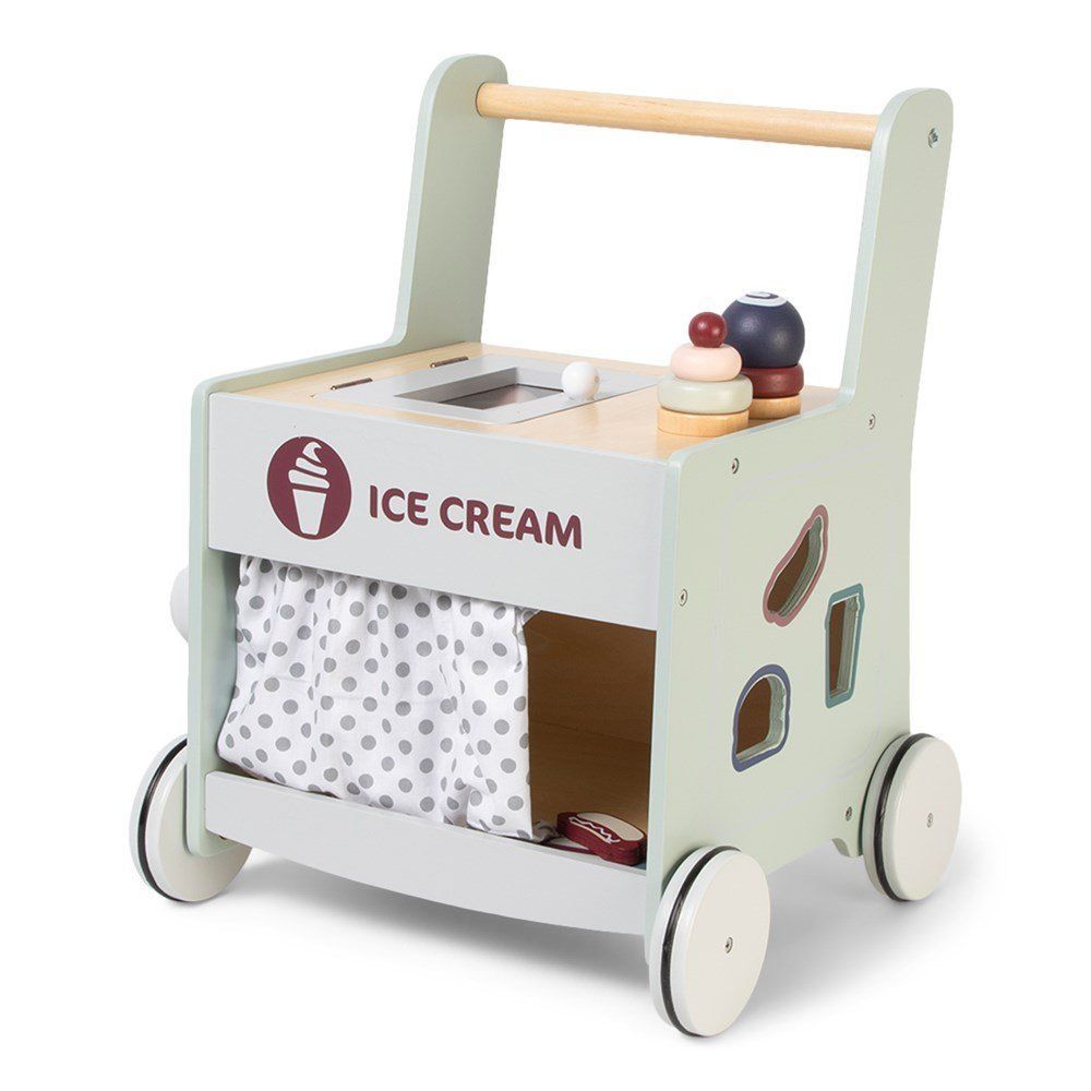 STOY ICE CREAM アイスクリーム　カート　木製　おままごと　海外玩具 STOY ICE CREAM アイスクリーム カート 木製 おままごと 海外玩具