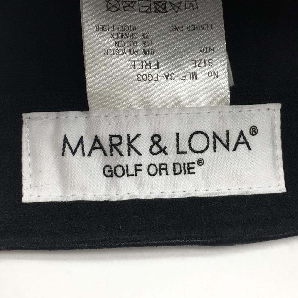 最短翌日お届け。 マークアンドロナ キャップ 黒 カモフラ スカル 迷彩 ゴルフウェア モデル MARK＆LONA