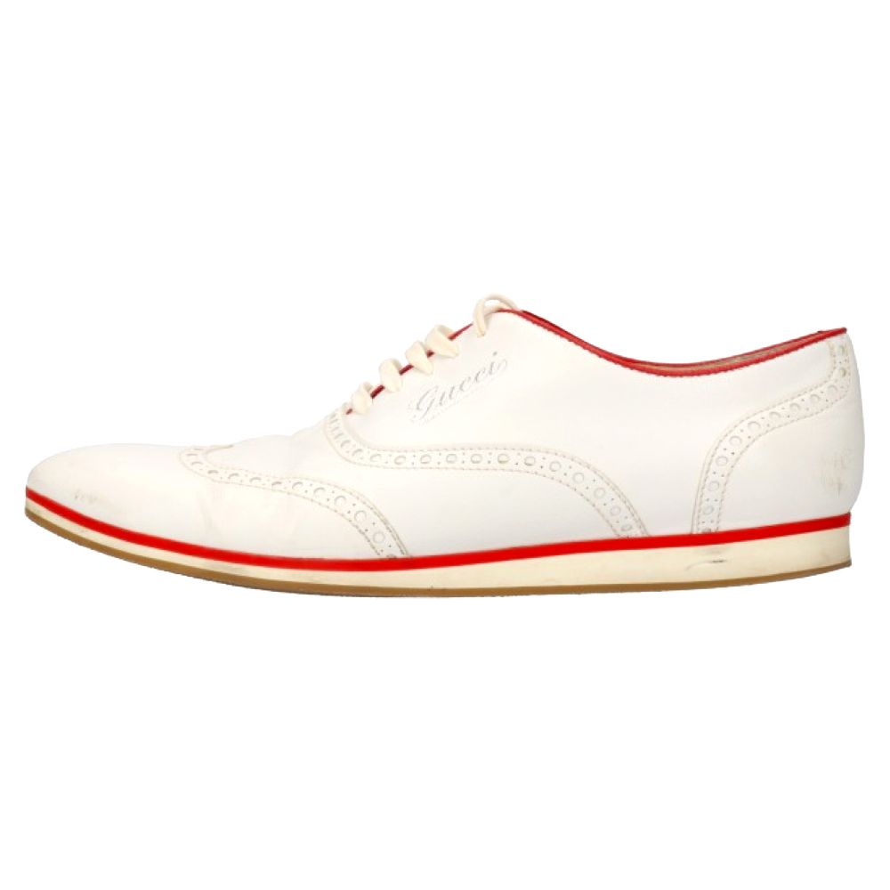 正規品 GUCCIグッチ 本革レザーシューズ メダリオン US10(28cm)