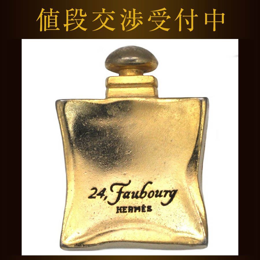 エルメス ブローチ ゴールド PARFUMS アクセサリー GP 中古