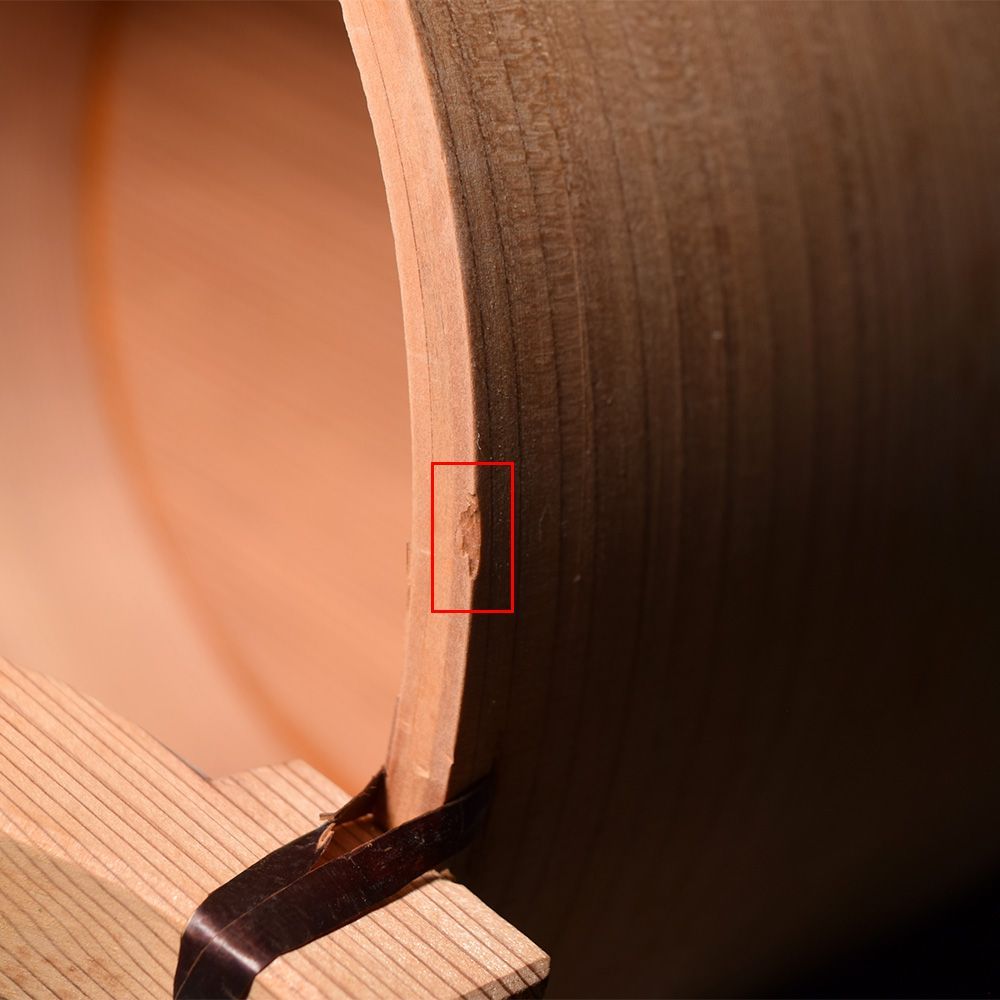 秋田杉 曲物綴目