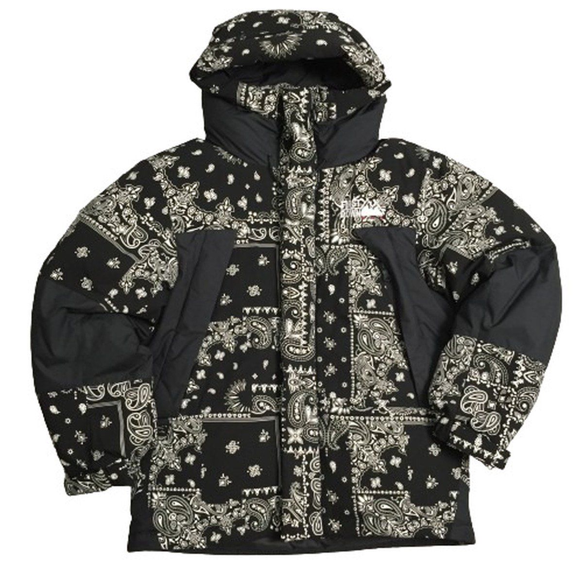 FIRST DOWN ファーストダウン ペイズリー柄 バンダナ ダウンジャケット