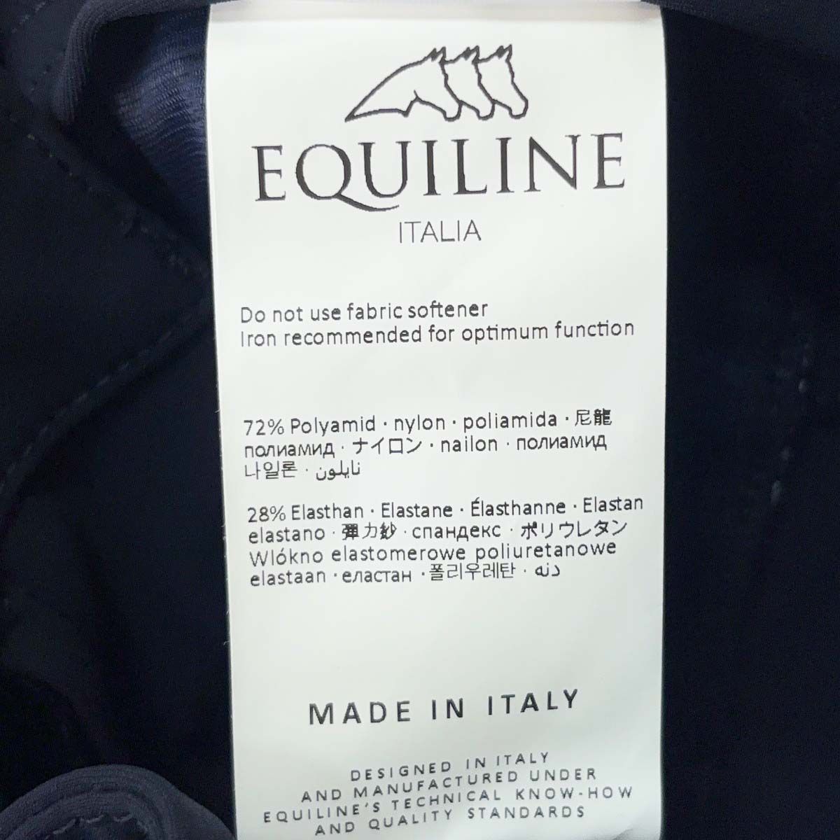 未使用】EQUILINE エクイライン EIDACEF フルグリップ キュロット I44