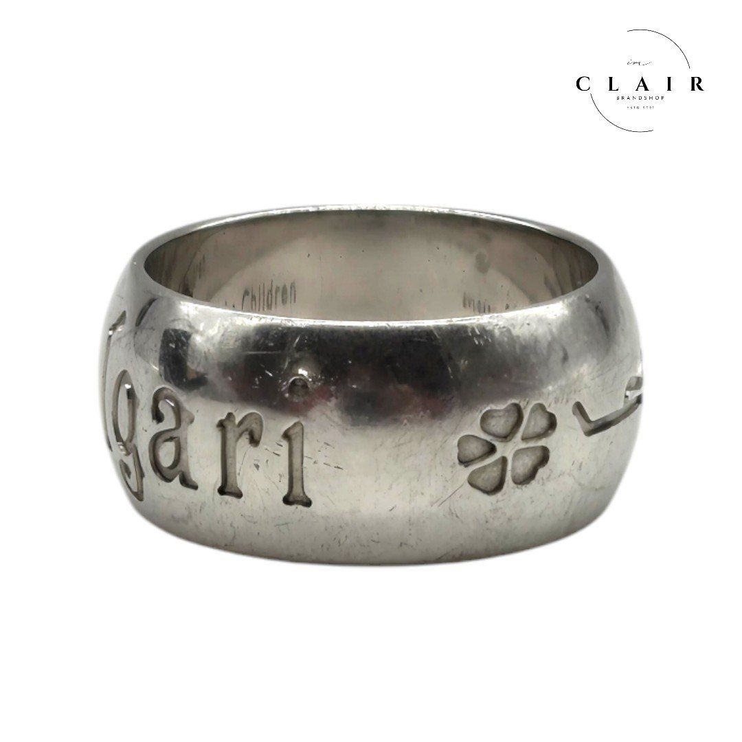新品同様Bulgari シルバーリング Save theChildren約16号 ブルガリ リング シルバー BVLGARI SAVE THE CHILDREN 125周年