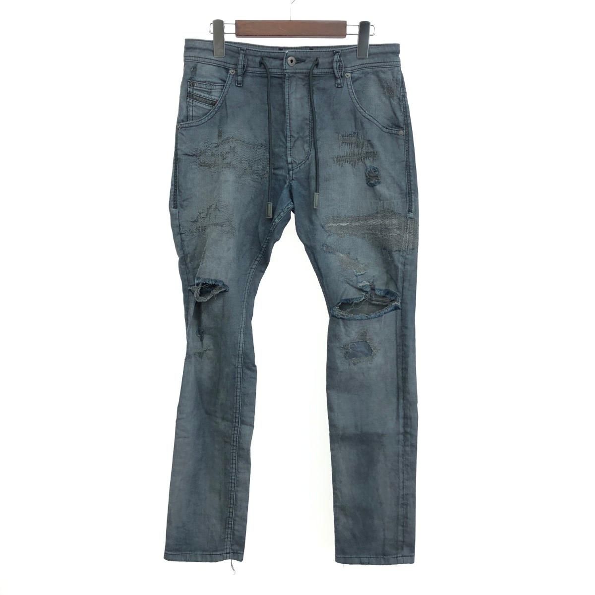DIESEL ディーゼル ジョグジーンズ サイズ:28 ウエスト紐/スキニー