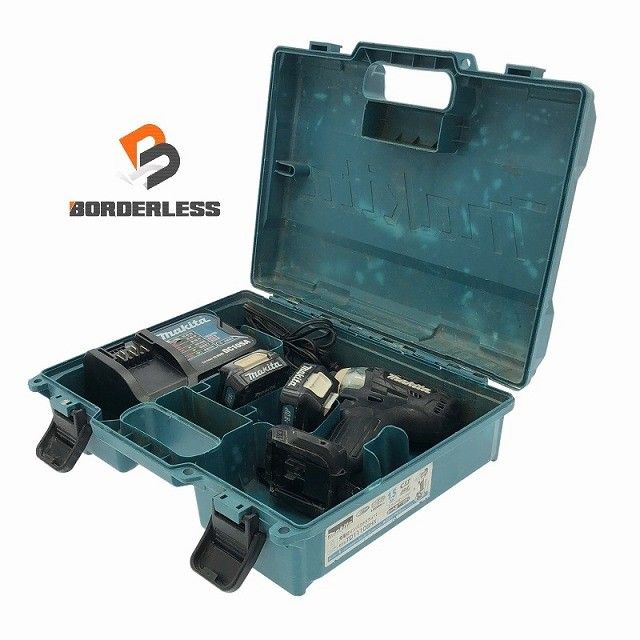 比較的 makita マキタ 10.8V 充電式インパクトドライバ TD111D 黒 ブラック バッテリー2個 充電器 ケース付き コードレス116762