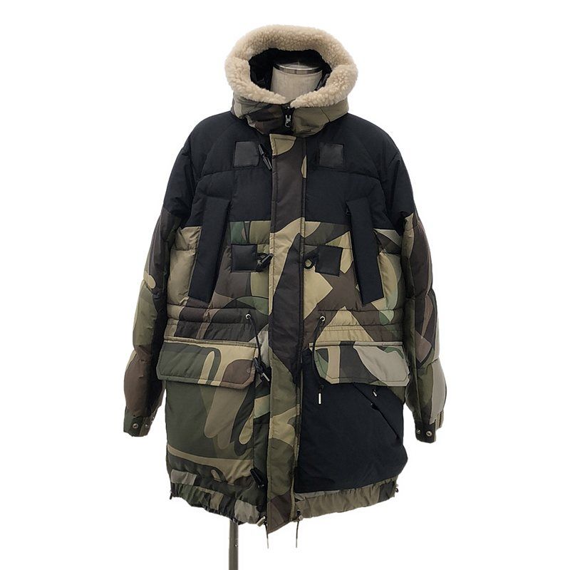 sacai / サカイ | 2021AW | × KAWS / カウズ Padded Blouson Camo