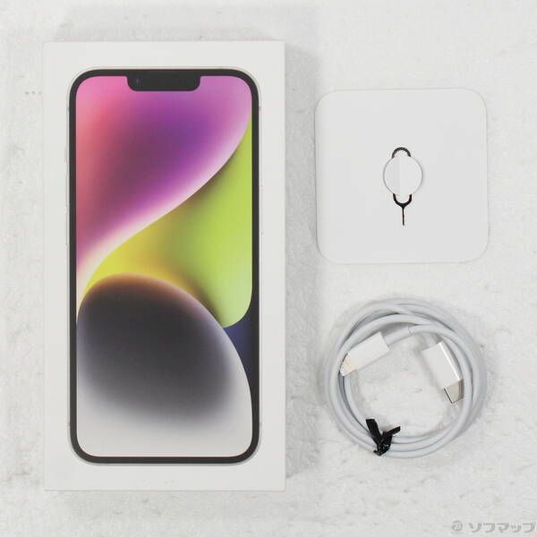 中古品〕 iPhone14 256GB スターライト MPW33J／A SIMフリー【381