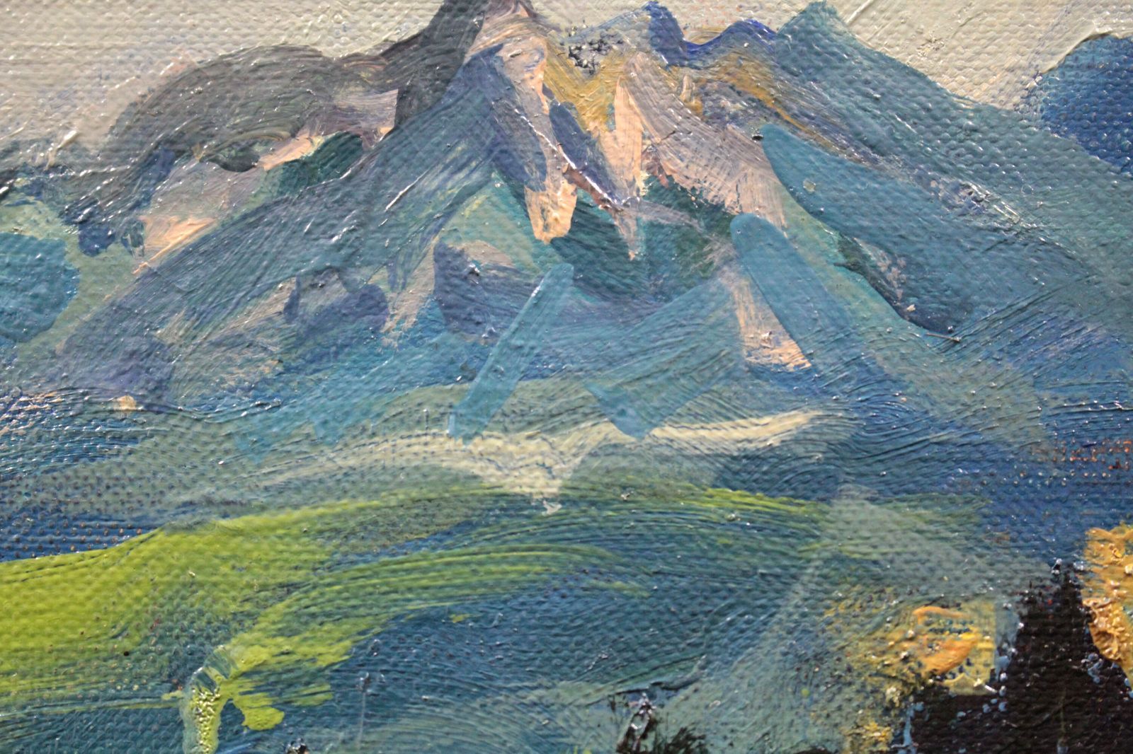 油絵 絵画 【藤のトンネル】 agmotokawa_ishii-