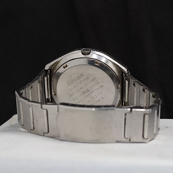 □ シチズン コスモトロン エレクトロニック 電磁テンプ メンズ腕時計 □