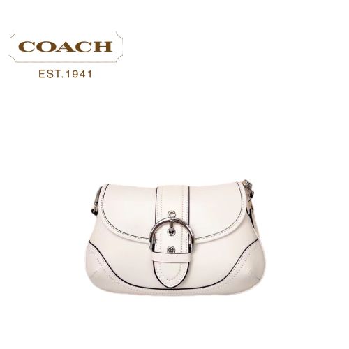 コーチCoach Soho ショルダー バッグ ハンドバッグリジェネラティブル レザーアウトレット品ブラックCR699