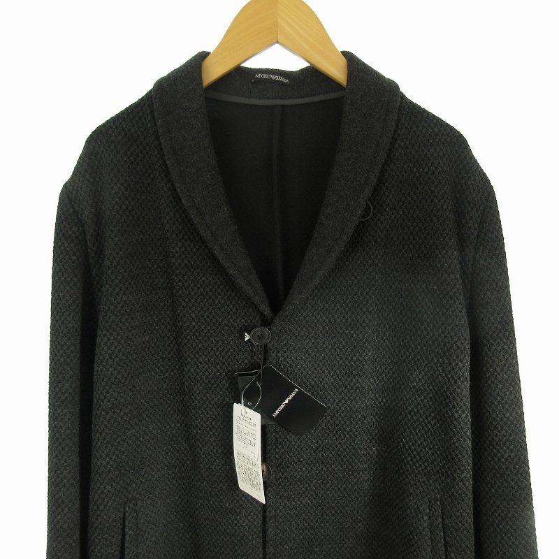 エンポリオアルマーニ EMPORIO ARMANI テーラードジャケット ニット 