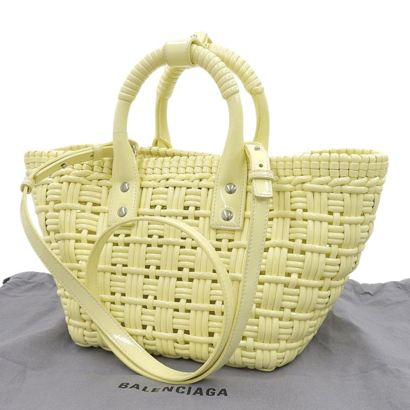 バレンシアガ BALENCIAGA ビストロバスケットバッグXS 2WAY