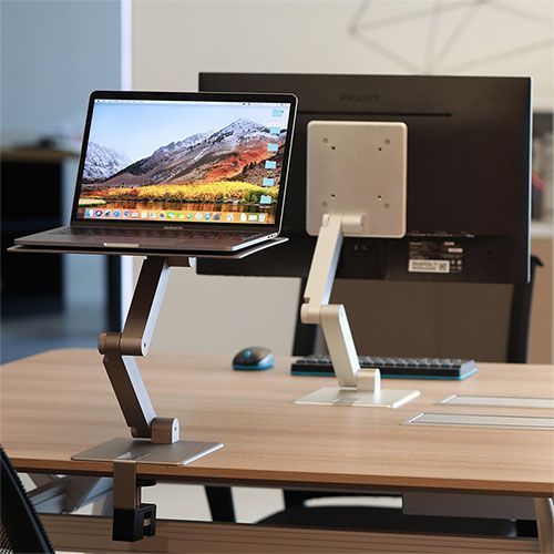 クーポン配布中-スーパー 対象 Maxstand スタンディングアーム ブラック VESAマウント付 MAXTAND-BLACK-SET