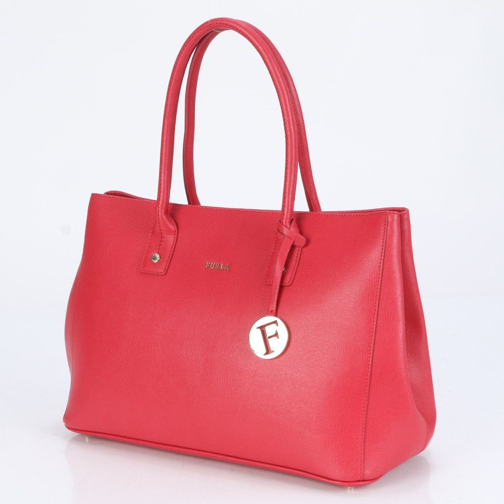 フルラ ビジネス トート 青 肩かけ レザー ロゴ ゴールド金具 チャーム A4 楽天市場】【バッグ】FURLA フルラ トートバッグ ショルダー