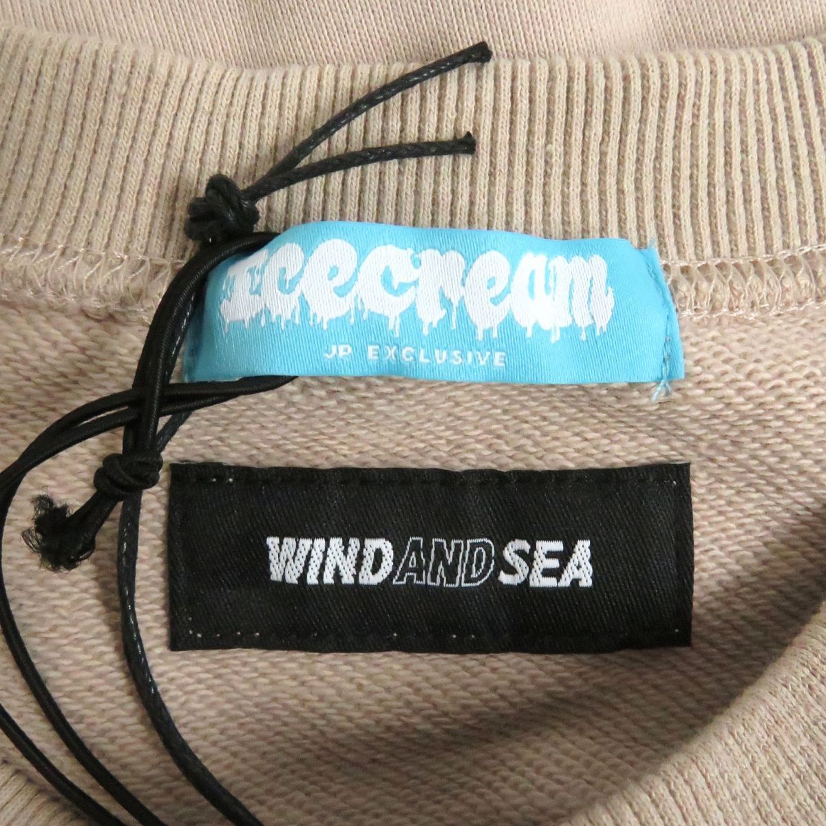 未使用品□ウィンダンシー×アイスクリーム ロゴプリント コットン100  