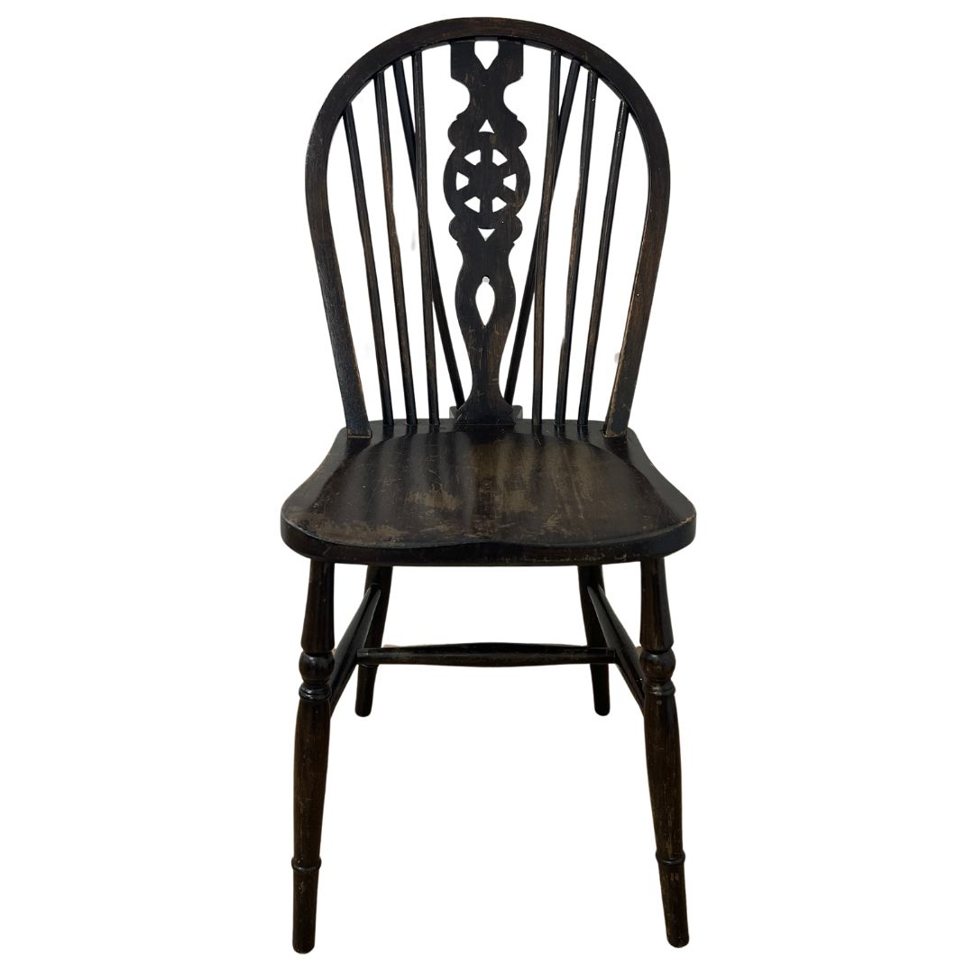 イギリス アンティーク 家具 ダイニングチェア 2脚セット 張りぐるみ