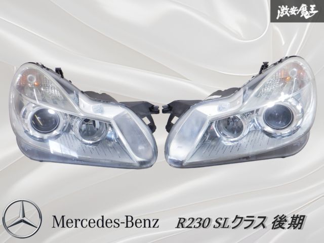 ベンツ純正 R230 SLクラス 後期 HID キセノン ヘッドライト ヘッドランプ 左側 珍しい ストア出品BENZ メルセデスベンツ純正 R230 SLクラス 後期 左