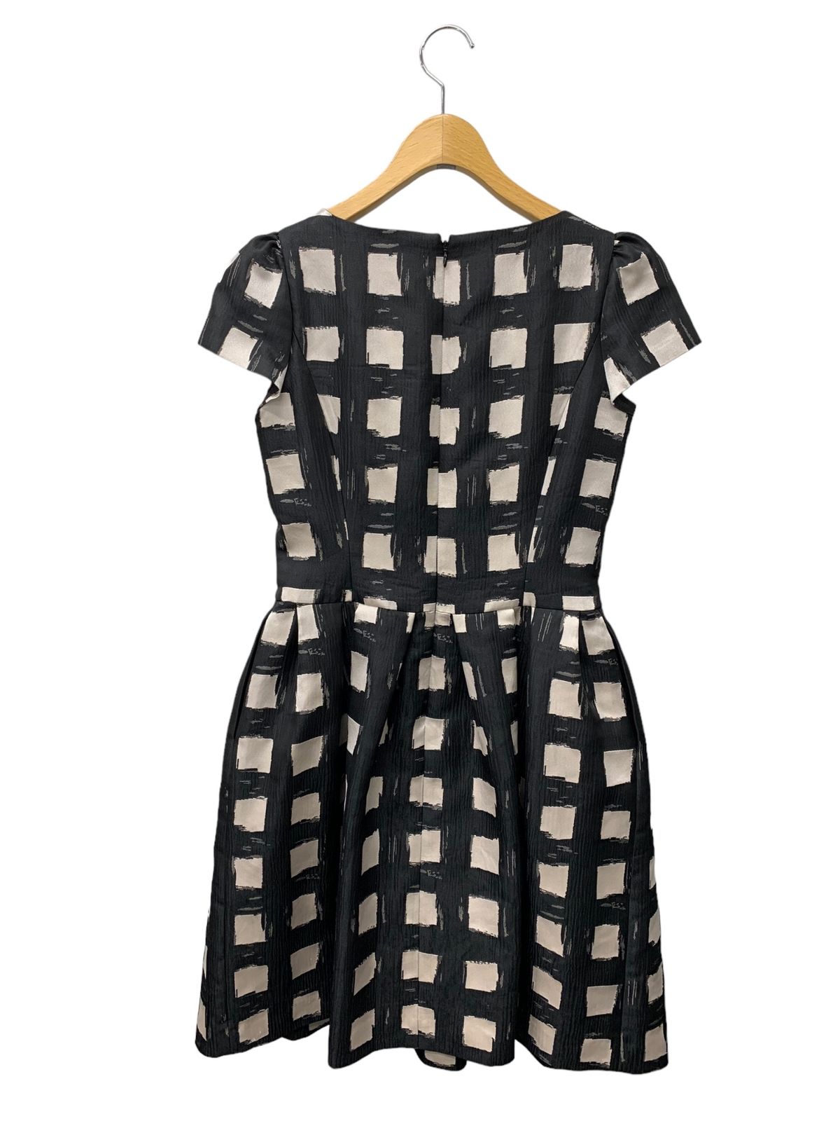 エムズグレイシー Check Jacquard Dress 811525 ワンピース 38
