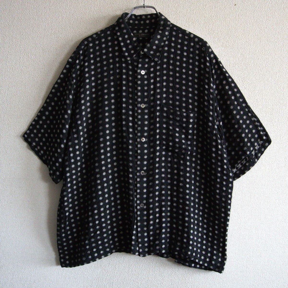【クラゲ様】COMME des GARÇONS HOMMEドット柄 半袖シャツ 90s/アーカイブ】COMME des GARCONS HOMME PLUS【ボックス