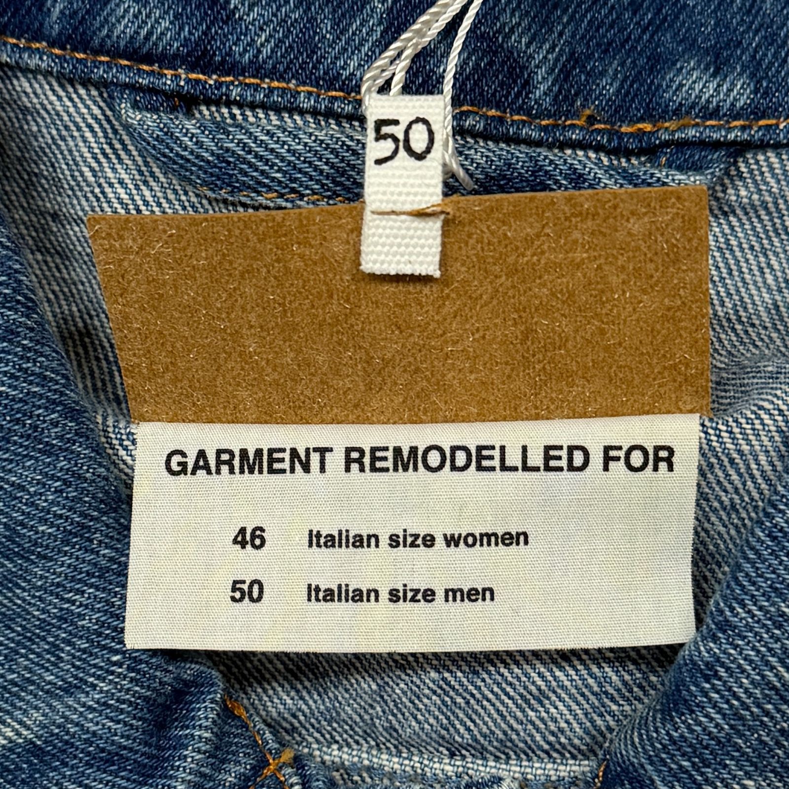 参考上代106000円 未使用品 MM6 Maison Margiela 24SS Painted Denim