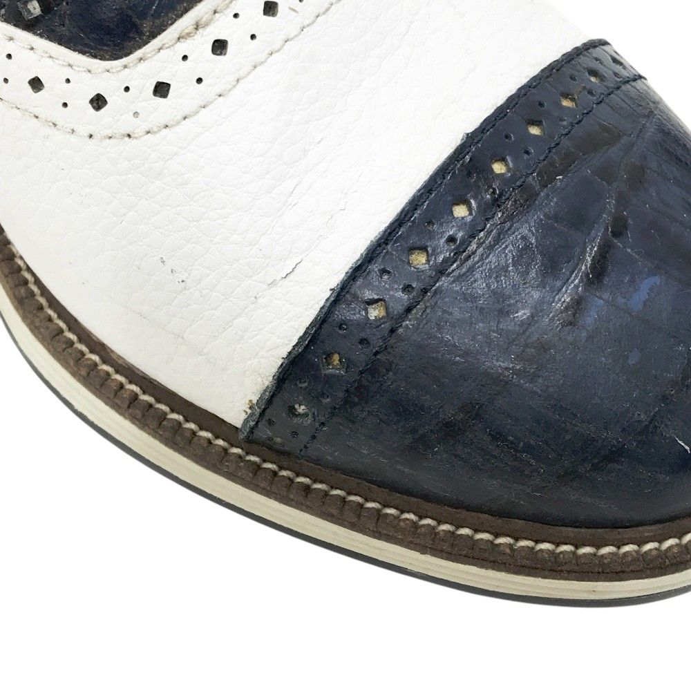 FOOT JOY フットジョイ 53929J DRYJOYS プレミア ターロウ ゴルフシューズ  ネイビー系 25cm [240101489183] ゴルフウェア メンズ ストスト ゴルフ FOOT JOY フットジョイ 53929J DRYJOYS プレミア ターロウ