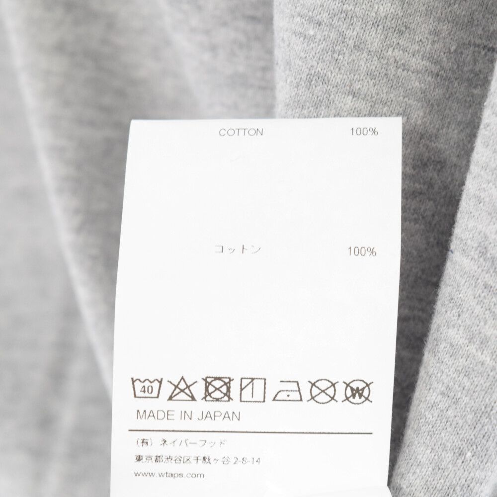 WTAPS (ダブルタップス) 23SS Long Tee ロゴプリント クルーネック