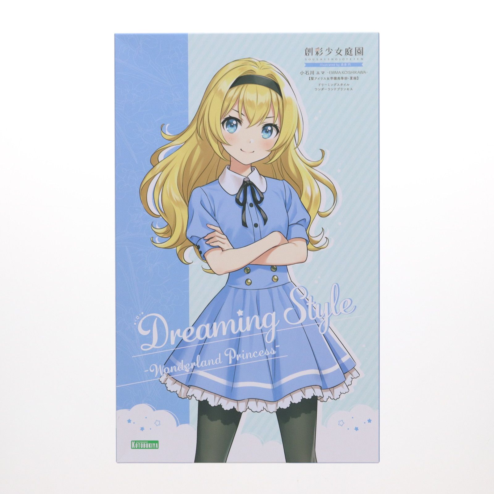 KOTOBUKIYA - 背景シート付属 コトブキヤショップ限定 創彩少女庭園 1/10 小石川エマ【聖アイリス女学園高等部・夏服】 ドリーミングスタイル ワンダーランドプリンセス プラモデル(JK048) コトブキヤ 背景シート付属 コトブキヤショップ限定 創彩少女庭園 1/10