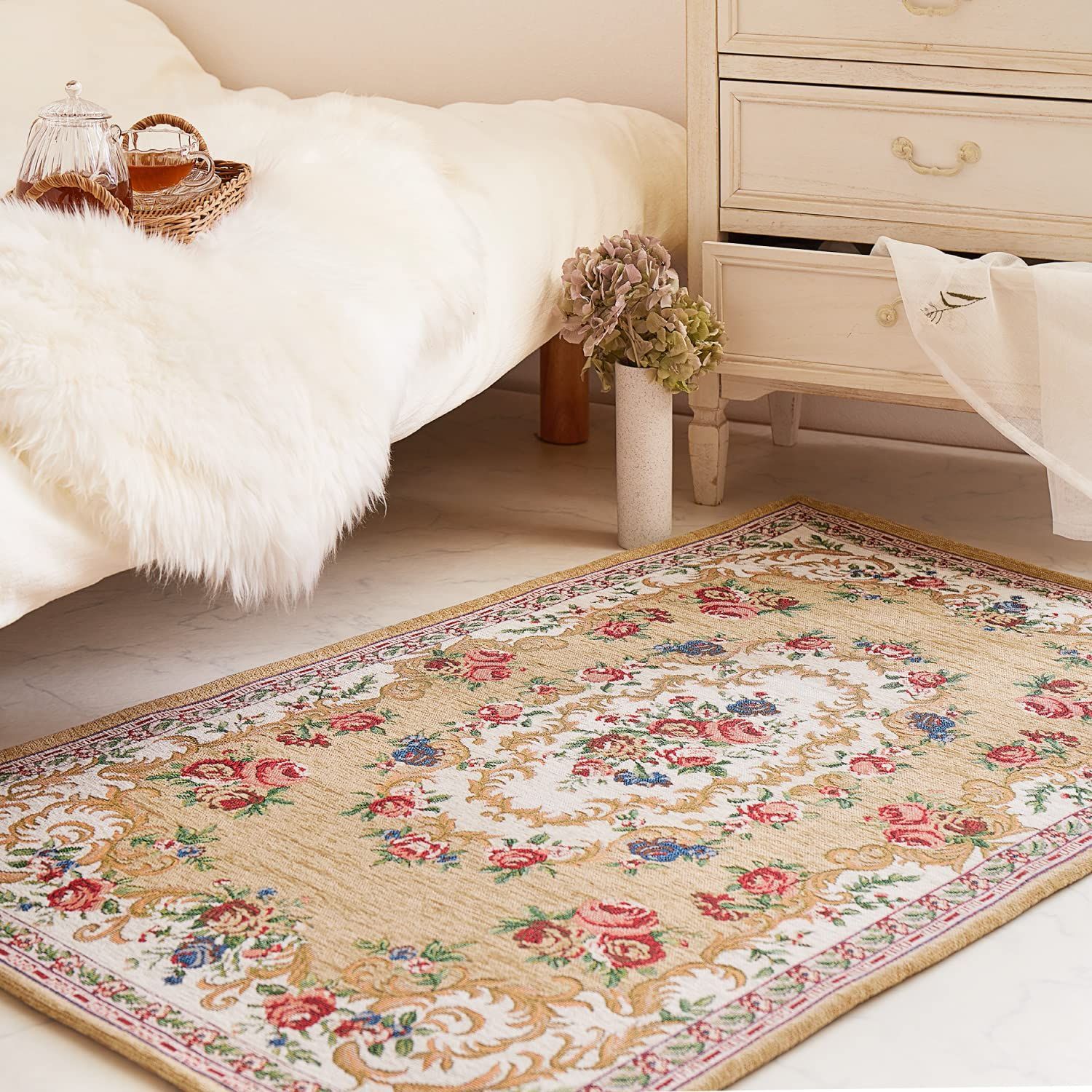 Size:約68×120cm_Color:ベージュ 萩原 玄関マット 室内 ベージュ 約68