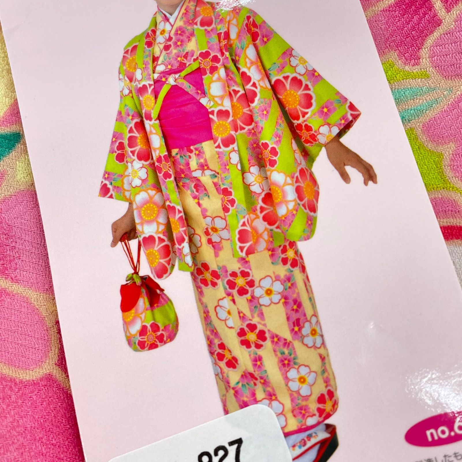 着用画像あり♡丸洗いOK！】おでかけ子ども着物6点セット 5~6歳用 安い