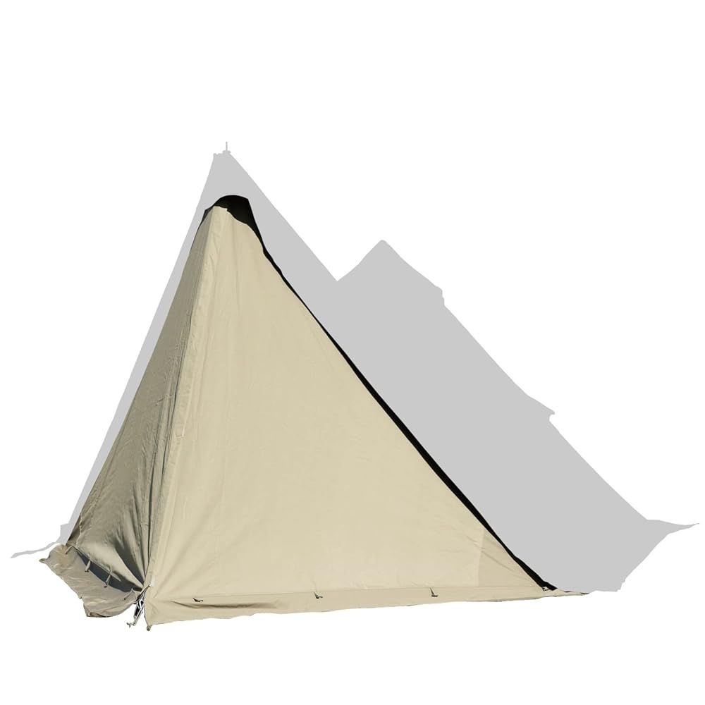 BUNDOK バンドック BDK-75TC ソロティピー 1 TC用 フロント ウォール 1人用 キャンプ-ハイキング カーキ BD-76KA