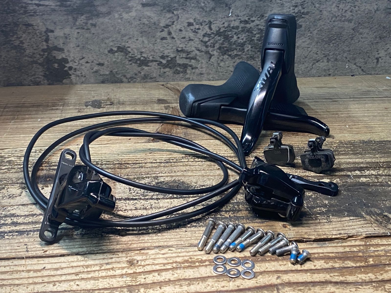 JJ902 スラム SRAM ライバル RIVAL eTap AXS ED-RIV-D1 HRD シフトブレーキレバー キャリパー セット