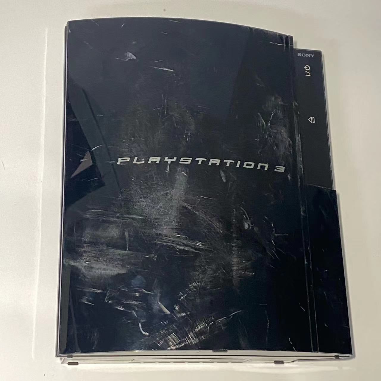 PlayStation3 - 【ソフト付き】プレイステーション3  CECHB00 20GB初期型 ブラック playstation3 CECHB00初期型20GB本体コントローラー配線付き