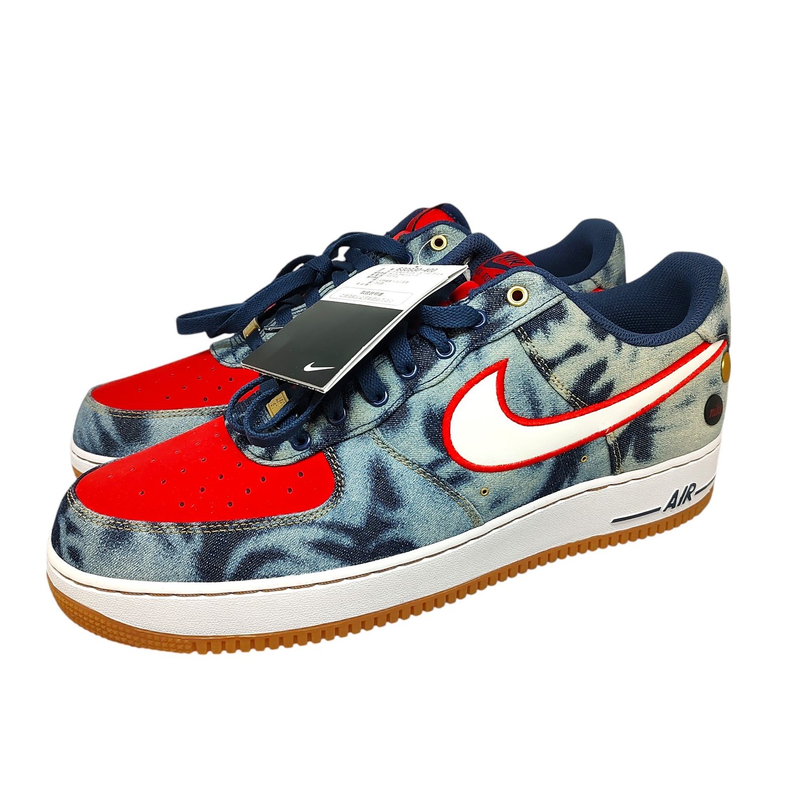 NIKE ナイキ AIR FORCE 1 07 DENIM スニーカー 630930-400 US14 32cm 
